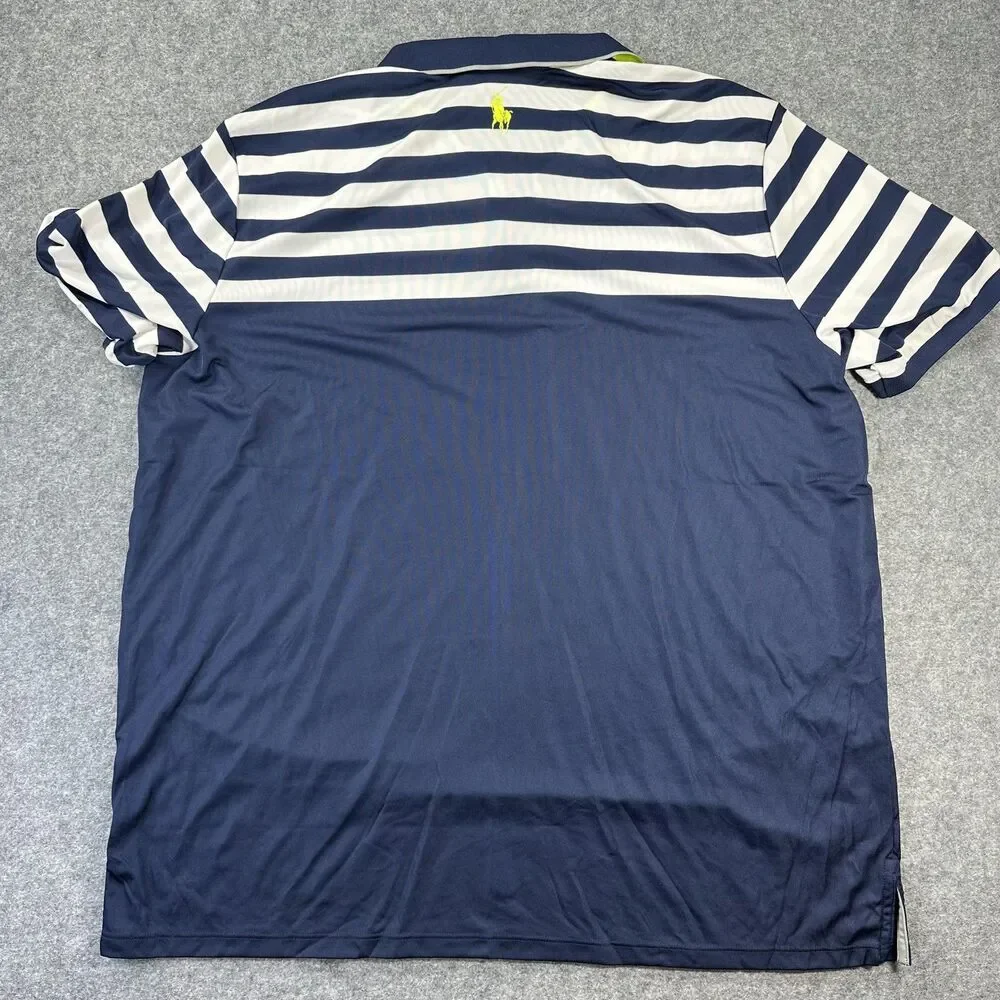 2015 PGA Championship Whistling Straits Shirt Mens 2XL Blue Golf Ralph Lauren